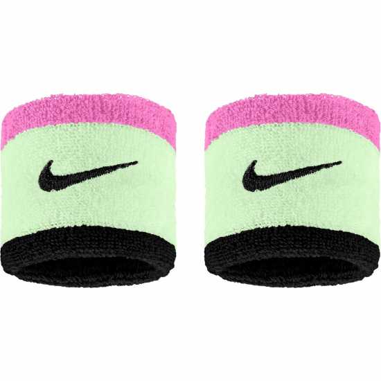 Nike 2 Бр. Ленти За Ръце Swoosh Wristband 2 Pack Nike 2 Бр. Ленти За Ръце Swoosh Wristband 2 Pack Volt/Pink