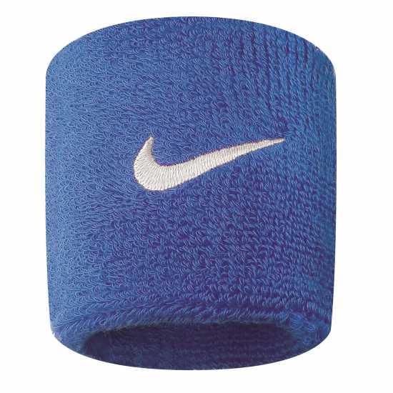 Nike 2 Бр. Ленти За Ръце Swoosh Wristband 2 Pack Blue/White 