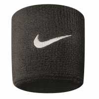 Nike 2 Бр. Ленти За Ръце Swoosh Wristband 2 Pack Black/White 