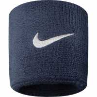 Nike Men's Swoosh Wristband Obsidian/white 