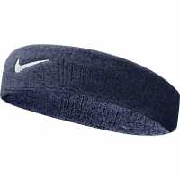 Nike Swoosh Headband Sn99 Obsidian/white 