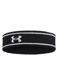 Under Armour Adults Striped Performance Terry Headband Черно 