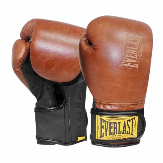 Everlast 1910 Advanced Boxing Gloves Кафяво Боксови ръкавици