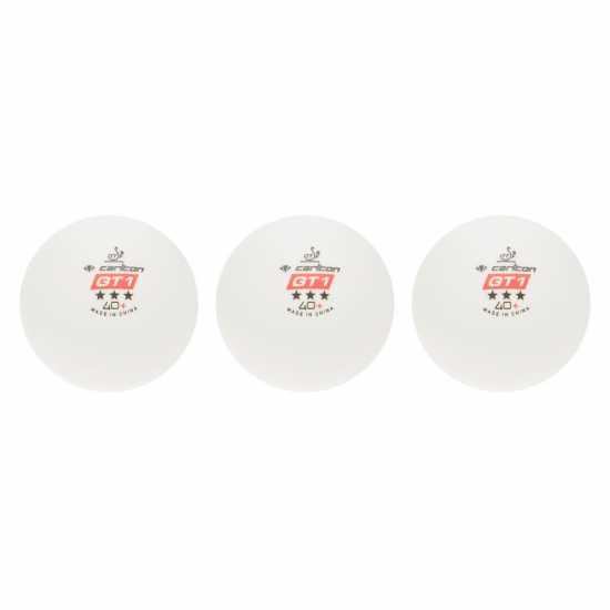 Carlton Топчета Тенис На Маса Gt1 3 Pack Table Tennis Balls White - Хилки за тенис на маса
