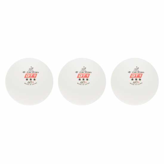 Carlton Топчета Тенис На Маса Gt1 3 Pack Table Tennis Balls White Хилки за тенис на маса
