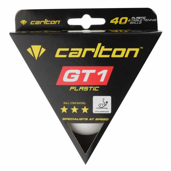 Carlton Топчета Тенис На Маса Gt1 3 Pack Table Tennis Balls White Хилки за тенис на маса