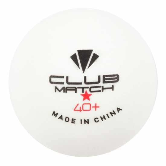 Carlton Топчета За Тенис На Маса Club Table Tennis Balls 6 Pack White Хилки за тенис на маса