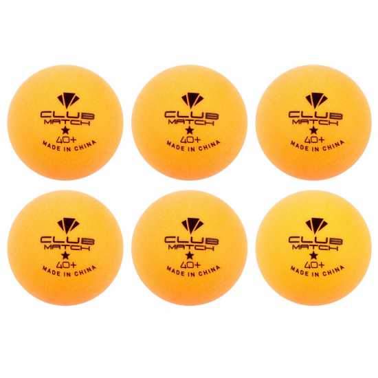 Carlton Топчета За Тенис На Маса Club Table Tennis Balls 6 Pack Adults Оранжево 
