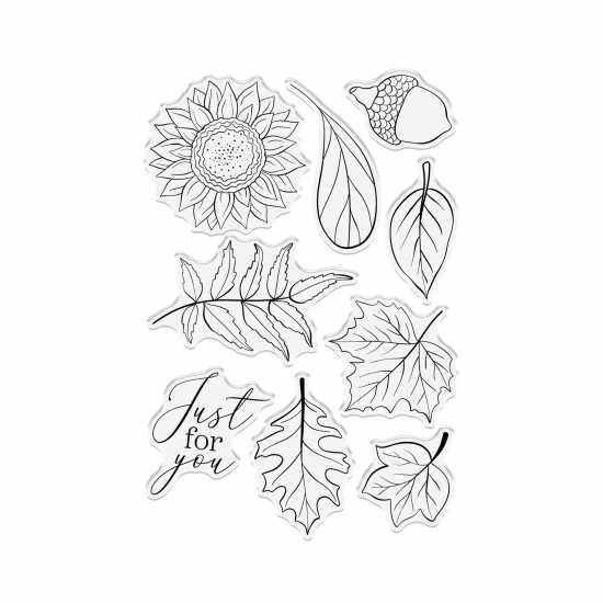 Metallic Paint Clear Acrylic Stamp- Just For You  Канцеларски материали