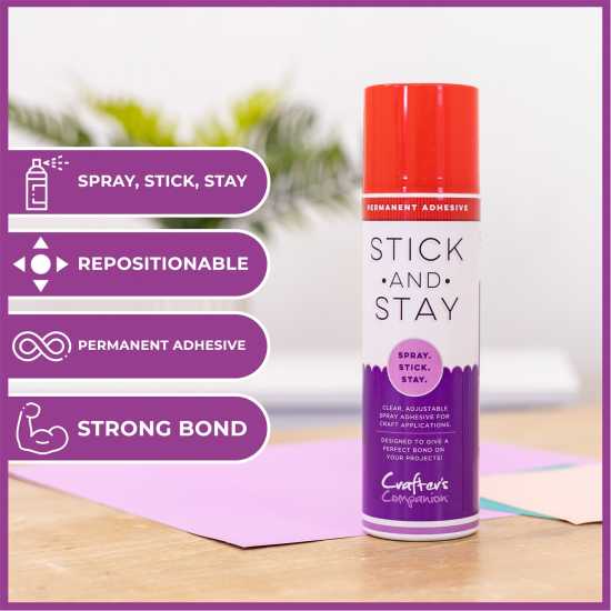 Stick And Stay Mounting Adhesive (Red Can)