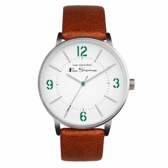 Ben Sherman Men's Leather Strap Analogue Quartz Watch Ben Sherman Men's Leather Strap Analogue Quartz Watch