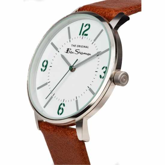 Ben Sherman Men's Leather Strap Analogue Quartz Watch Ben Sherman Men's Leather Strap Analogue Quartz Watch