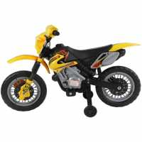 Homcom 6V Kids Child Electric Motorbike 3-6 Years Yellow Подаръци и играчки