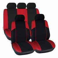 Arizona Seat Cover Set -Black/red