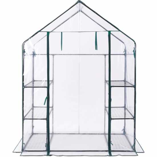 Vonhaus Walk In Greenhouse – 6 Shelves  Лагерни маси и столове