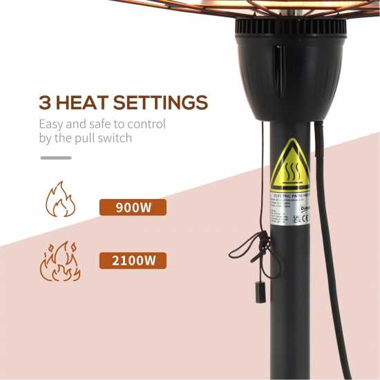 Outsunny 2.1Kw Table Top Patio Heater  Градина