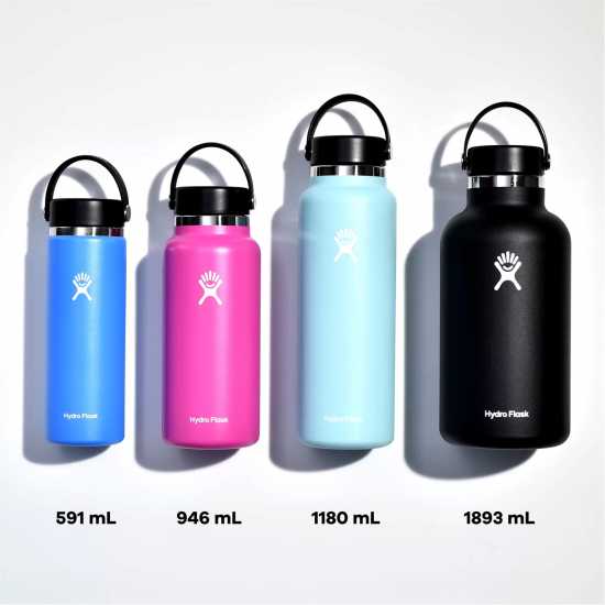 Шише За Вода Hydro Flask Wide Mouth Water Bottle 946 Ml (32 Oz) Black 