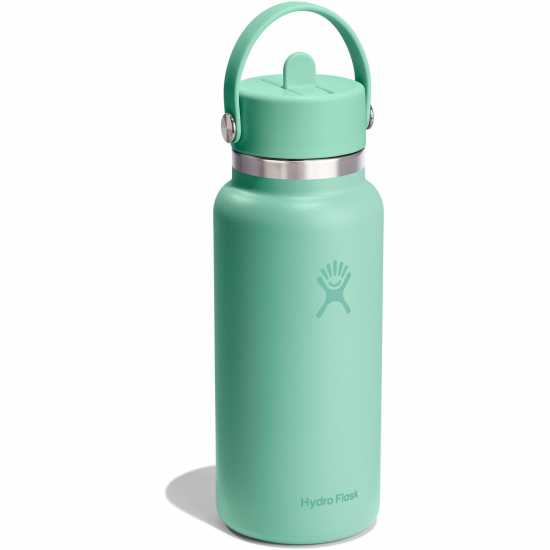 Шише За Вода Hydro Flask Wide Mouth Water Bottle 946 Ml (32 Oz) With Flex Straw Cap Mermaid Green 
