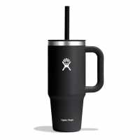 Бутилки за вода Hydro Flask Flask Travel Tumbler 709 Ml (24 Oz) Black Hydro Flask Flask Travel Tumbler 709 Ml (24 Oz) Black Бутилки за вода