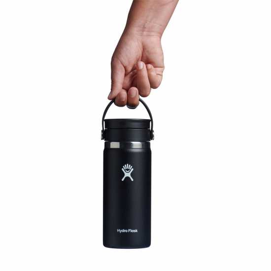 Бутилки за вода Hydro Flask 16Oz Wide Mouth With Flex Sip™ Lid Черно Hydro Flask 16Oz Wide Mouth With Flex Sip™ Lid Черно Бутилки за вода