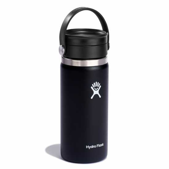Бутилки за вода Hydro Flask 16Oz Wide Mouth With Flex Sip™ Lid Черно Hydro Flask 16Oz Wide Mouth With Flex Sip™ Lid Черно Бутилки за вода