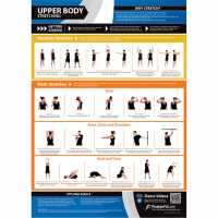 Sports Directory Upper Body Stretching Laminated A1 Poster  Подаръци и играчки