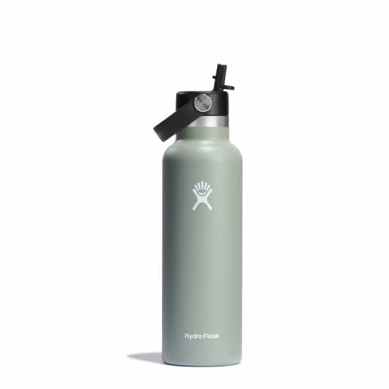 Бутилки за вода Шише За Вода Hydro Flask Flask Standard Mouth Water Bottle 621 Ml (21 Oz) With Flex Straw Cap Агаве Шише За Вода Hydro Flask Flask Standard Mouth Water Bottle 621 Ml (21 Oz) With Flex Straw Cap Агаве Бутилки за вода