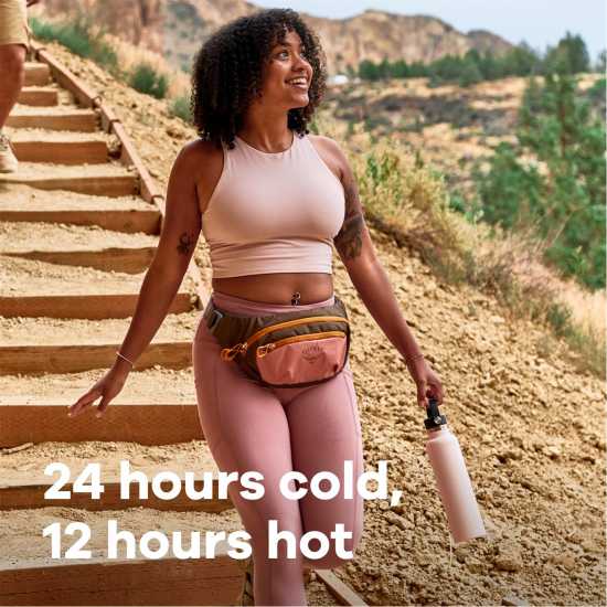 Шише За Вода Hydro Flask Flask Standard Mouth Water Bottle 621 Ml (21 Oz) With Flex Straw Cap Surf Бутилки за вода