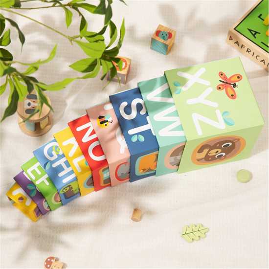 Alphabet And Number Stacking Boxes  