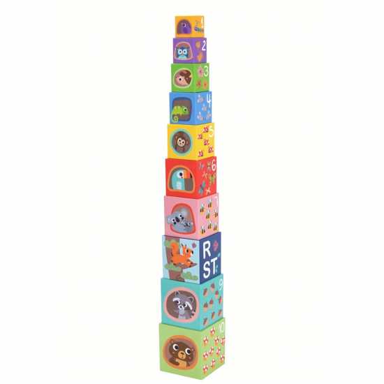 Alphabet And Number Stacking Boxes  