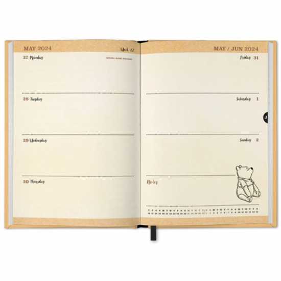 Winnie The Pooh The Pooh A5 2024 Foil Diary