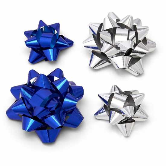 Pack Of Blue/silver 40 Bows  Подаръци и играчки