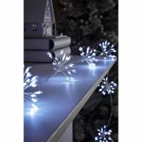 Led Micro Firework Lights Silver Коледна украса