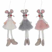 Ballerina Mouse Decoration  Коледна украса