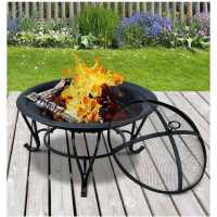 Outsunny Steel Fire Pit  Градина