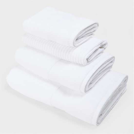 Hotel Collection Velvet Touch Bath Towel White Хавлиени кърпи