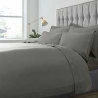 Hotel Collection Hotel 500Tc Egyptian Cotton Flat Sheet Grey 