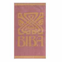 Biba Logo Beach Towel Blush Хавлиени кърпи
