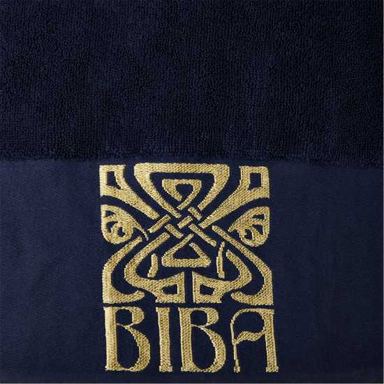 Biba Core Towel Border Navy Хавлиени кърпи