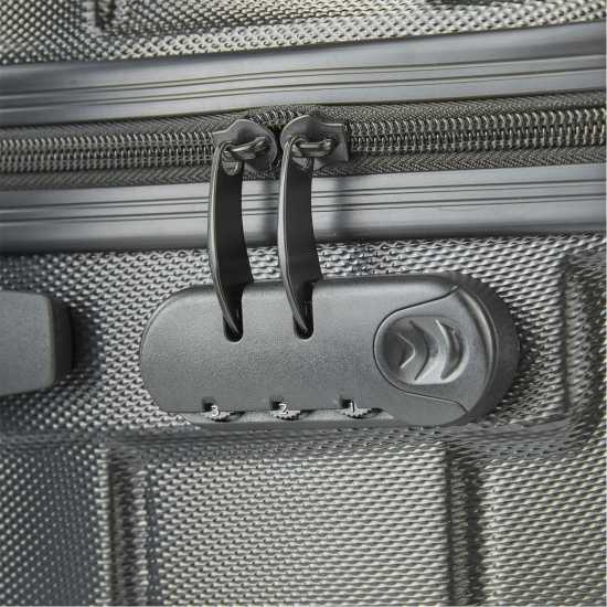 Vonhaus 3Pcs Teal Abs Luggage Set Black Куфари и багаж