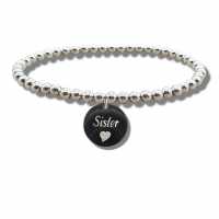Sister Disc Bracelet & Heart Symbol 5299-Vn-Np-Sb  Бижутерия