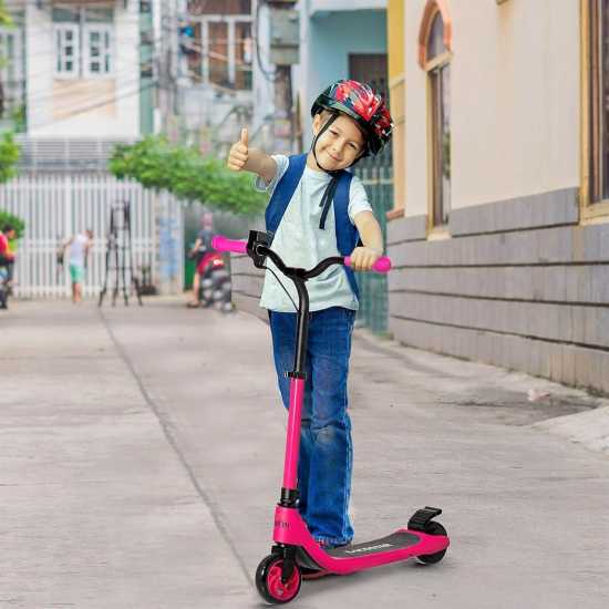 120W Electric Scooter With Battery Display Pink Подаръци и играчки