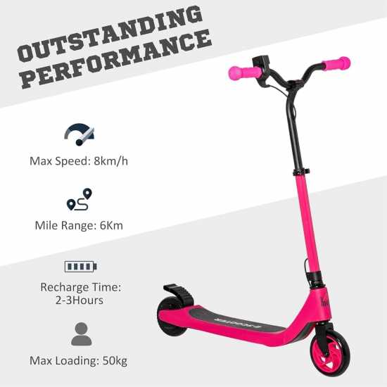 120W Electric Scooter With Battery Display Pink Подаръци и играчки