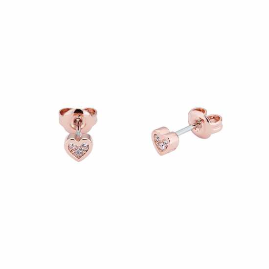 Ted Baker Neena Crystal Small Heart Stud Earrings For Women  Бижутерия