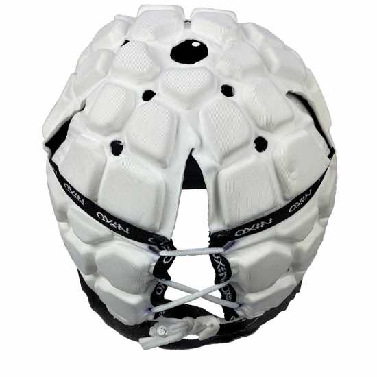 Oxen Rugby Pro Headguard Juniors White/Black 
