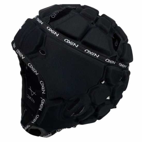 Oxen Rugby Pro Headguard Juniors Black/White 