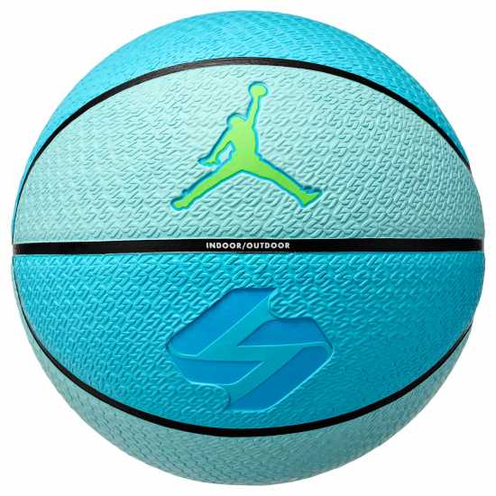 Nike Air Jordan Jordan Playground 8P Basketball Чер/Чер/Син/Зел Баскетболни топки