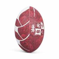 Canterbury British And Irish Lions 2024 Supporters Rugby Ball Red Dahlia 