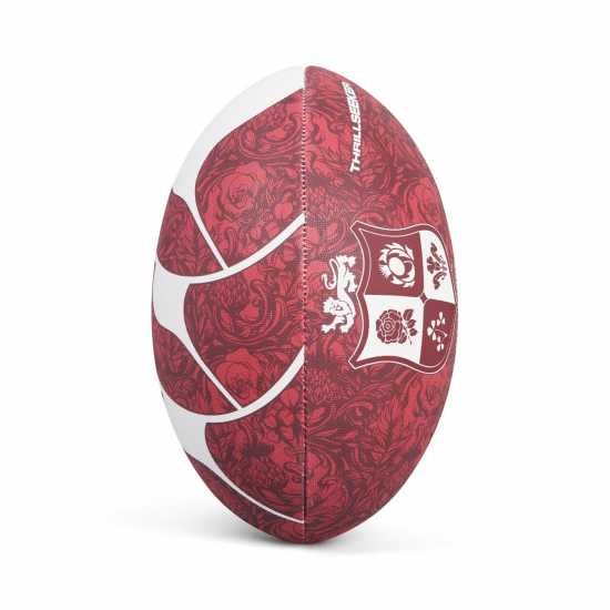Canterbury British And Irish Lions 2024 Supporters Rugby Ball Red Dahlia Canterbury British And Irish Lions 2024 Supporters Rugby Ball Red Dahlia