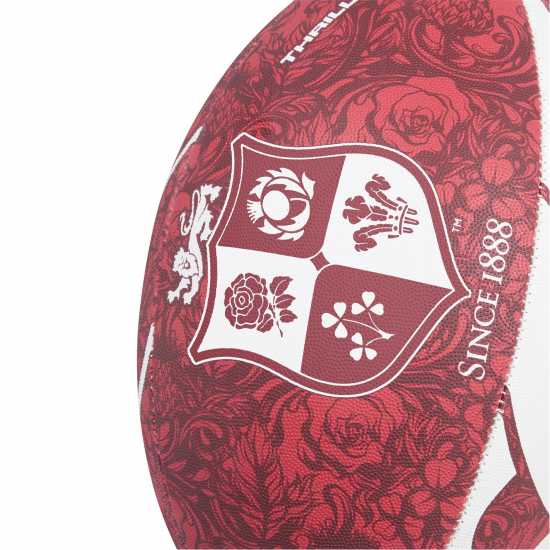 Canterbury British And Irish Lions 2024 Supporters Rugby Ball Red Dahlia Canterbury British And Irish Lions 2024 Supporters Rugby Ball Red Dahlia